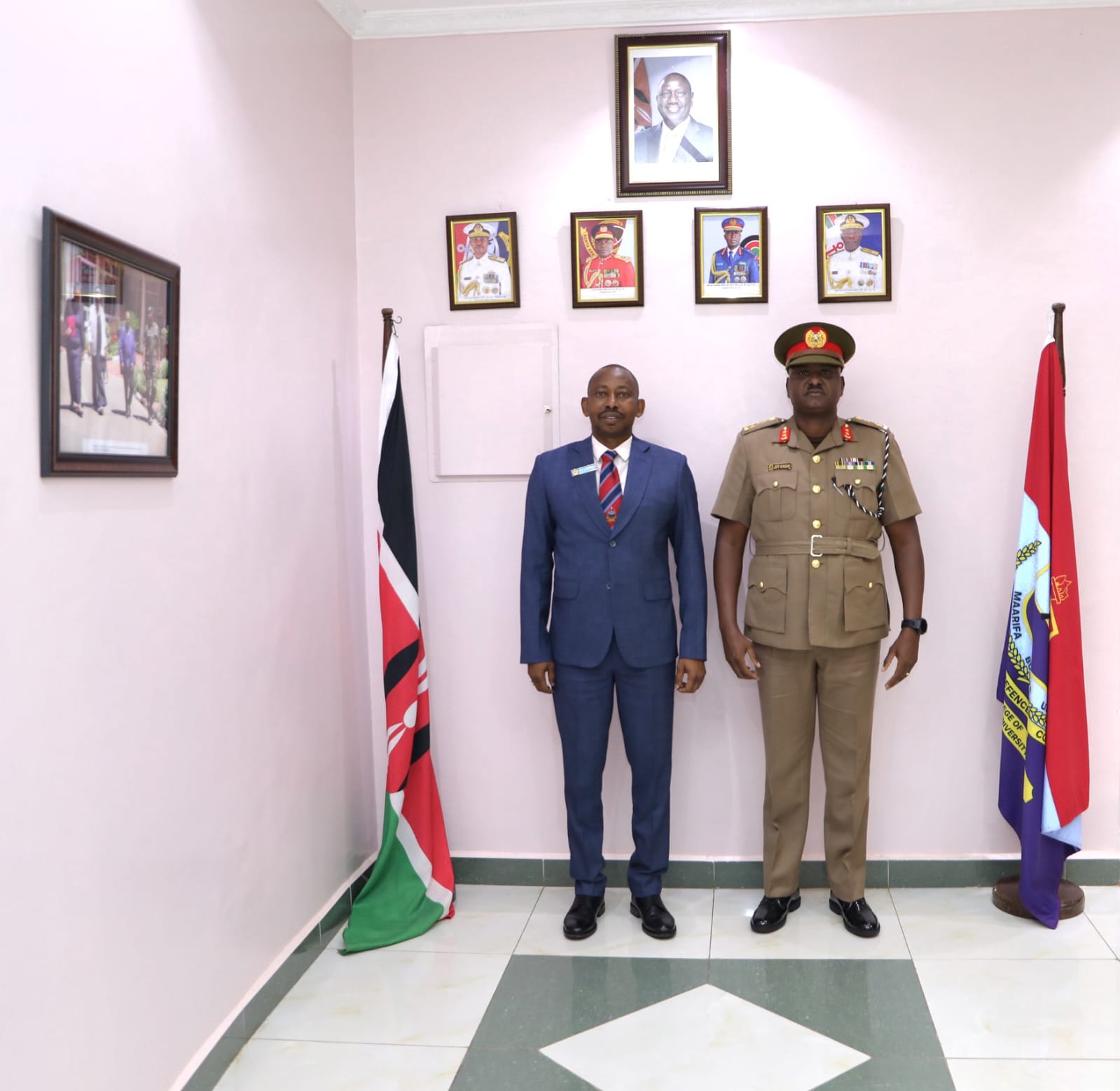 visit Maj Gen Nyaga