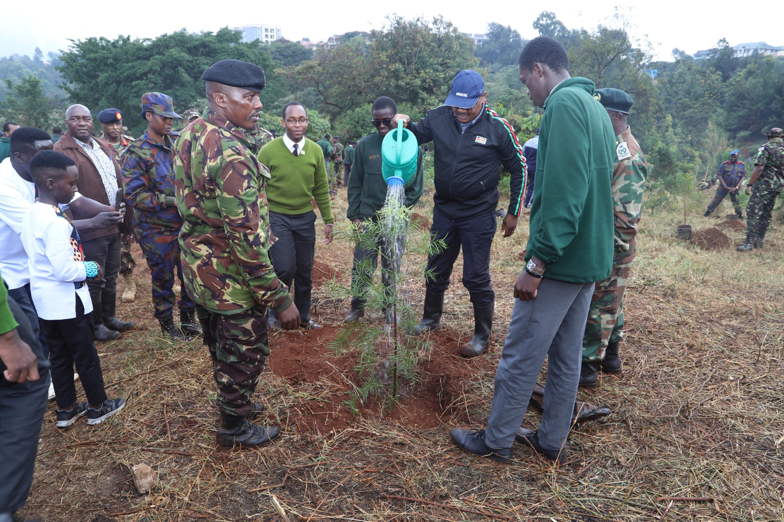Deputy Commandant Civil Tree Planting at AHS(Alliance High School)